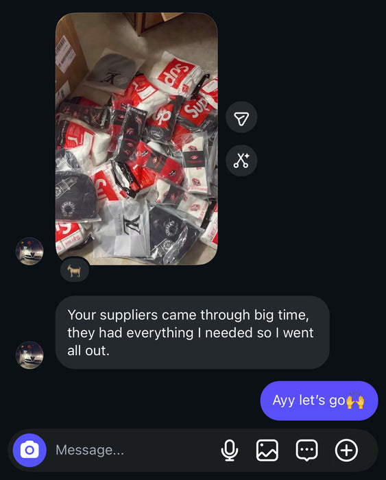 Customer photo